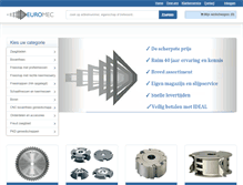 Tablet Screenshot of euromec.nl